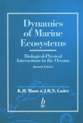 Cover for Dynamics of marine ecosystems