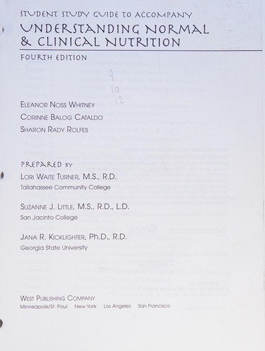 Cover for S.G. Understanding Normal/ Clinical Nutr