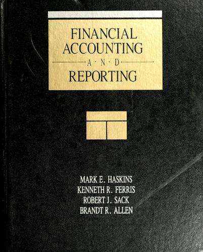 Cover for Financial accounting and reporting