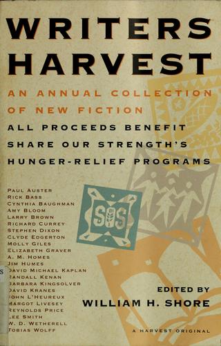 Cover for Writers harvest
