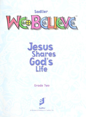 Cover for Jesus shares God's life