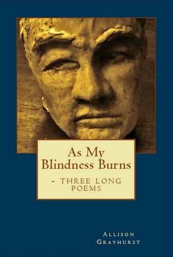Cover for As My Blindness Burns - three long poems