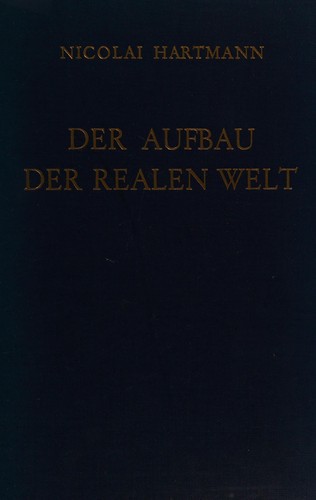 Cover for Der Aufbau der realen Welt