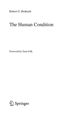 Cover for The human condition