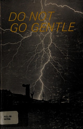 Cover for Do not go gentle