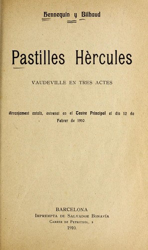 Cover for Pastilles Hèrcules