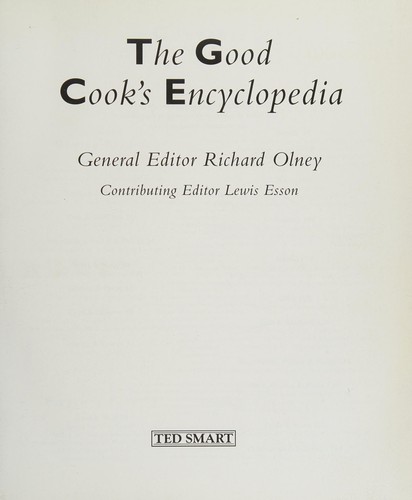 Cover for The good cook's encyclopedia