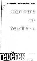Cover for Monnaie et équilibre