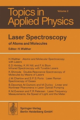 Cover for Laser Spectroscopy of Atoms and Molecules (Topics in Applied Physics)