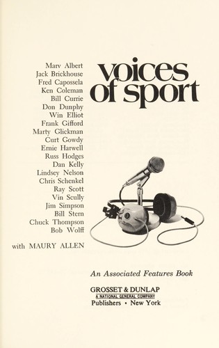 Cover for Voices of sport