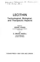Cover for Lecithin:Technological, Biological, and Therapeutic Aspects (Advances in Behavioral Biology)