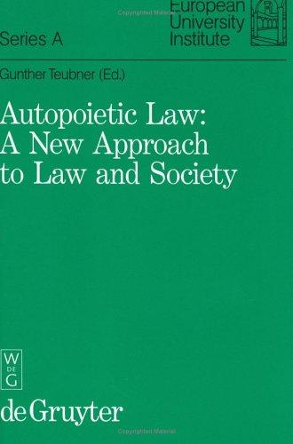 Cover for Autopoietic Law