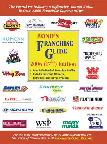 Cover for Bond's Franchise Guide 2006 (Bond's Franchise Guide)