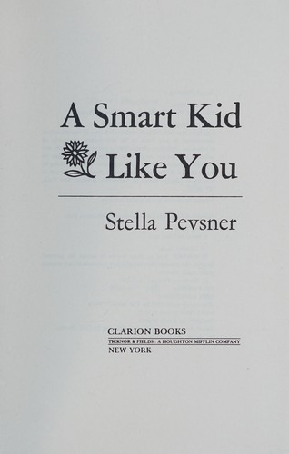 Cover for A smart kid like you.