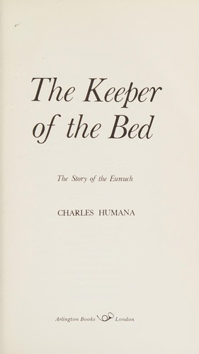 Cover for The keeper of the bed