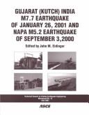 Cover for Gujarat (Kutch) India M7.7 earthquake of January 26, 2001 and Napa M5.2 earthquake of Sept. 3, 2000
