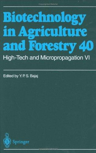 Cover for High-tech and micropropagation VI