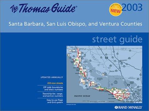 Cover for Thomas Guide 2003 Santa Barbara, San Luis Obispo and Ventura Counties
