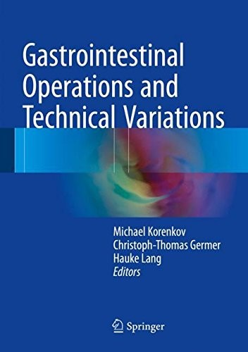 Cover for Gastrointestinal Operations and Technical Variations
