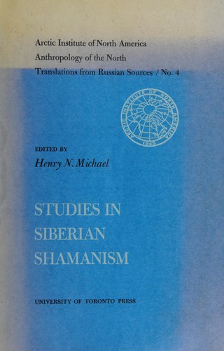 Cover for Studies in Siberian shamanism