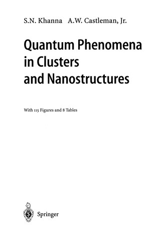 Cover for Quantum Phenomena in Clusters and Nanostructures