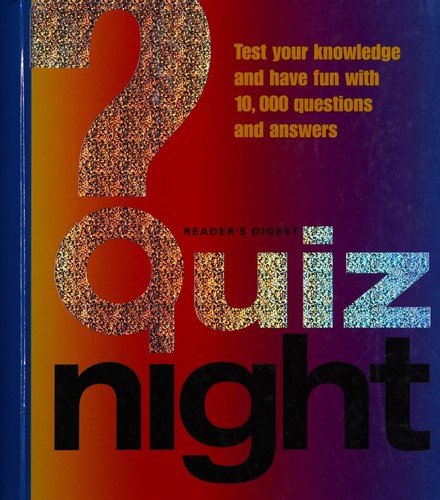 Cover for Quiz night