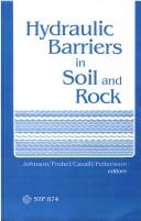 Cover for Hydraulic barriers in soil and rock