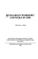 Cover for Hungarian workers' councils in 1956