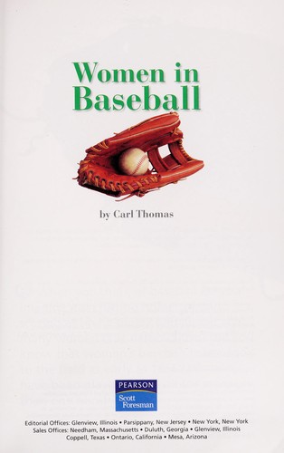 Cover for Women in baseball