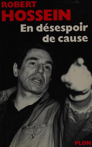 Cover for En désespoir de cause
