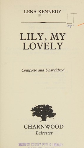 Cover for Lily, my lovely
