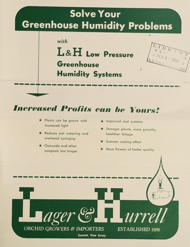 Cover for Solve your greenhouse humidity problems