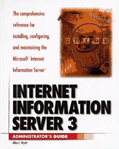 Cover for Internet information server 3
