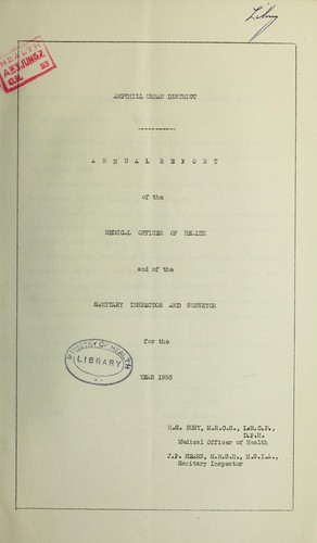 Cover for [Report 1955]