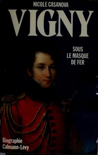 Cover for Alfred de Vigny