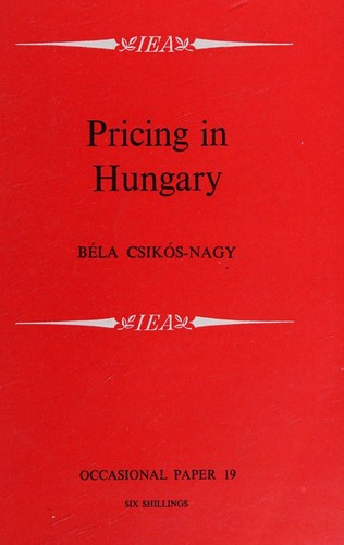 Cover for Pricing in Hungary