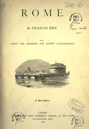 Cover for Rome