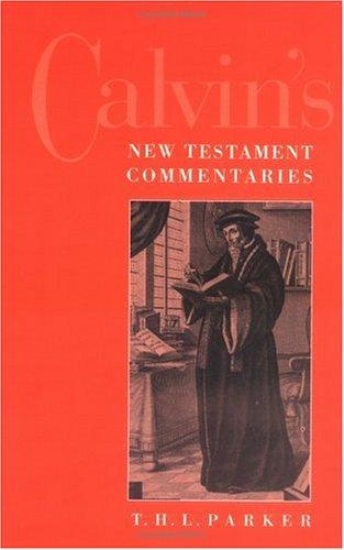 Cover for Calvin's New Testament commentaries
