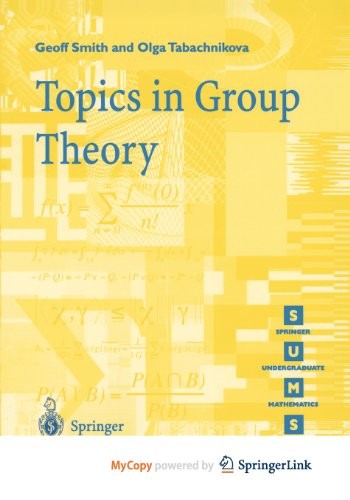 Cover for Topics in Group Theory