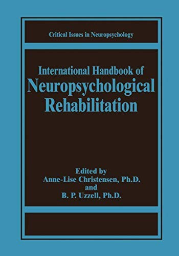 Cover for International Handbook of Neuropsychological Rehabilitation