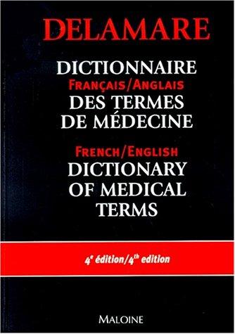 Cover for Medical Dictionary, French to English and English to French