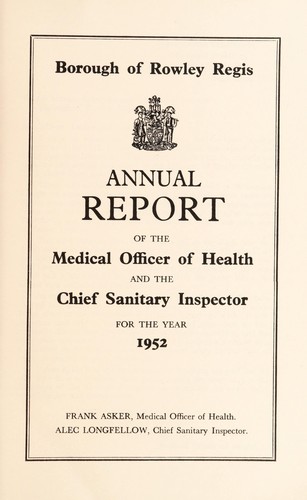 Cover for [Report 1952]