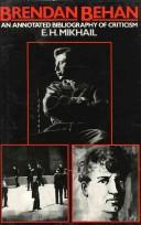Cover for Brendan Behan, an annotated bibliography of criticism