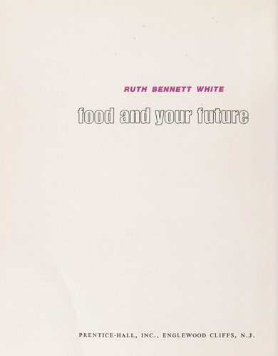 Cover for Food & Your Future