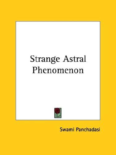 Cover for Strange Astral Phenomenon