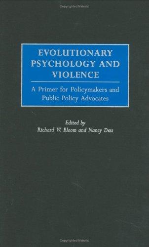 Cover for Evolutionary Psychology and Violence