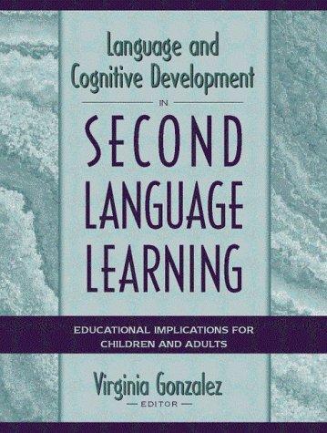 Cover for Language and cognitive development in second language learning