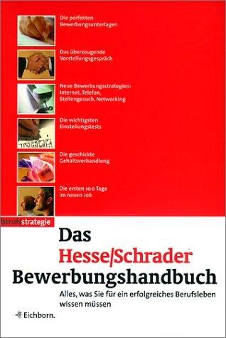 Cover for Das Hesse/Schrader Bewerbungshandbuch