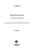Cover for Who owns Scotland?
