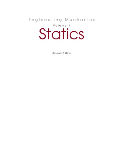 Cover for Engineering mechanics
